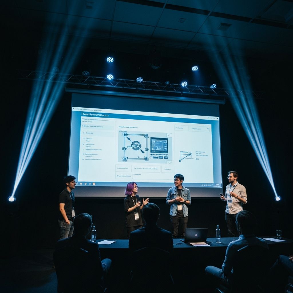 Project presentation to judges